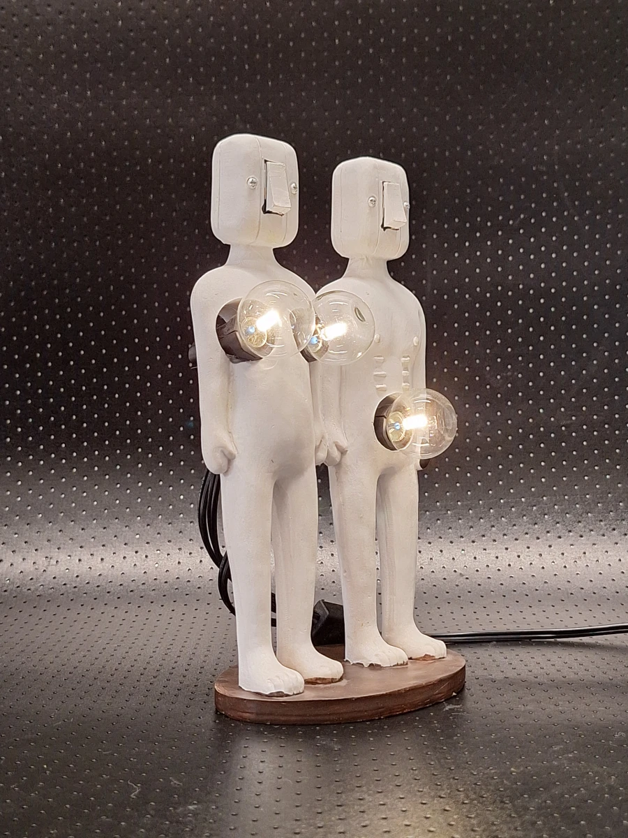 BodyBulbs "Adam & Eve" tafellamp - Speels designobject met artistieke knipoog