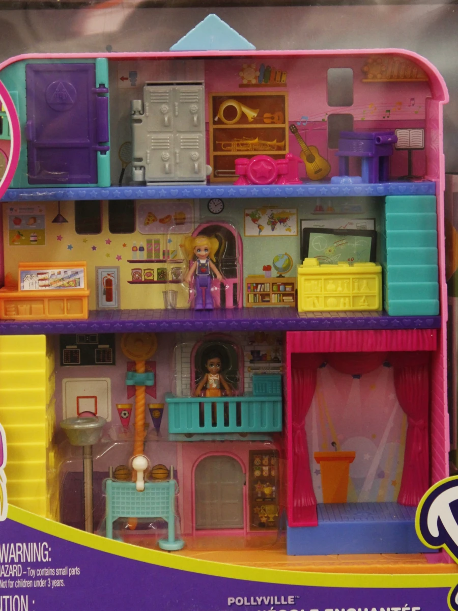 Polly Pocket Mighty School speelset
