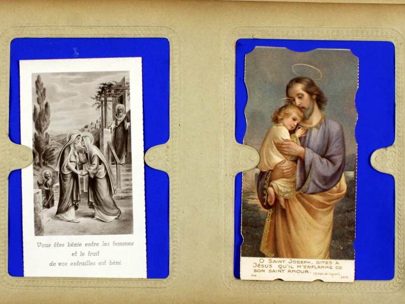 Religieus prentenalbum 'Album Religieux' – Frankrijk/België, ca. 1900–1915 (46 prenten)