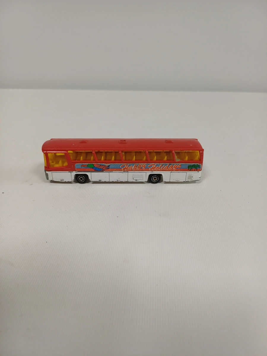 Set van Majorette speelgoedvrachtwagens en bus