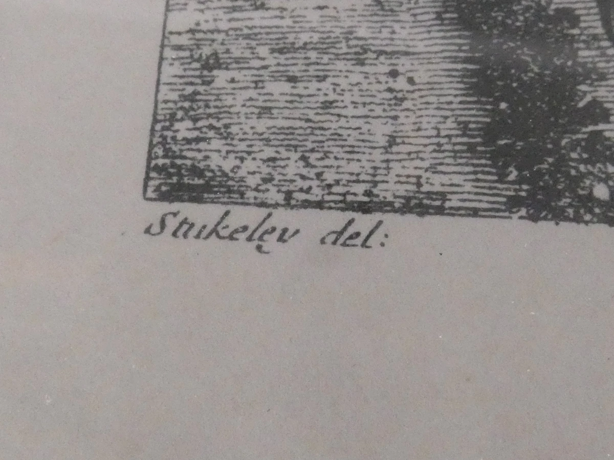 Avebury  kaart-gravure, 18e eeuw, W. Stukeley