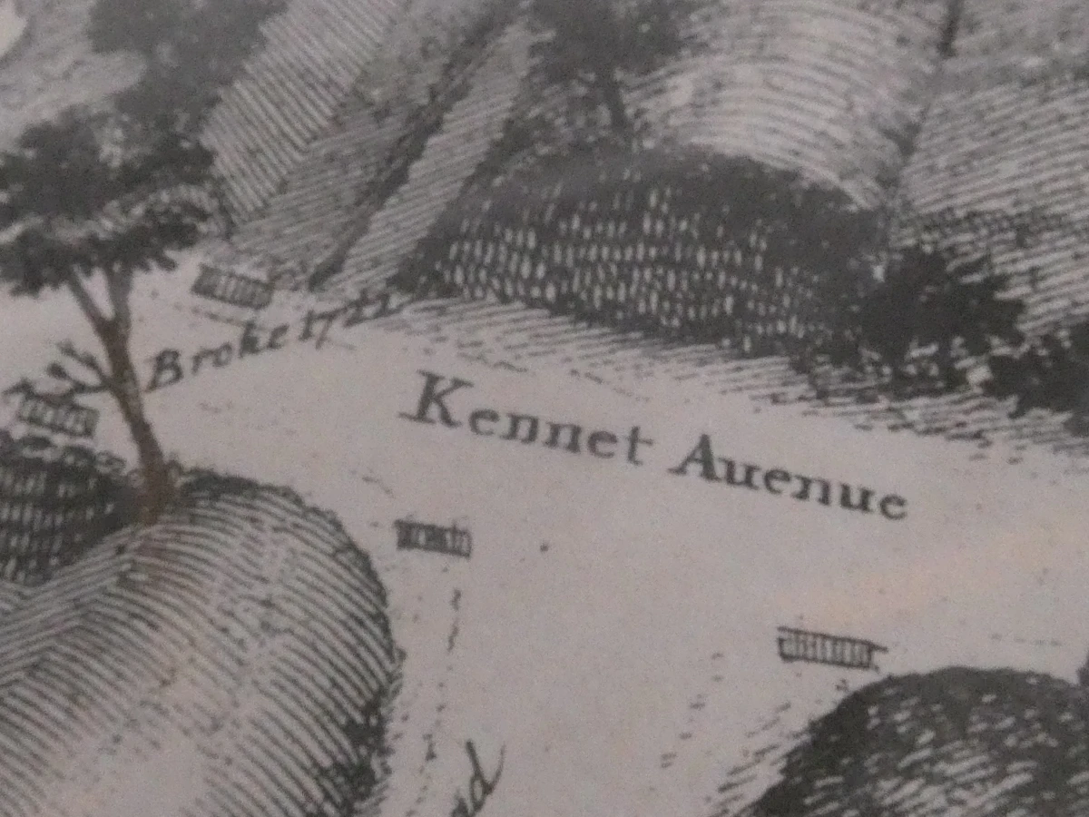 Avebury  kaart-gravure, 18e eeuw, W. Stukeley