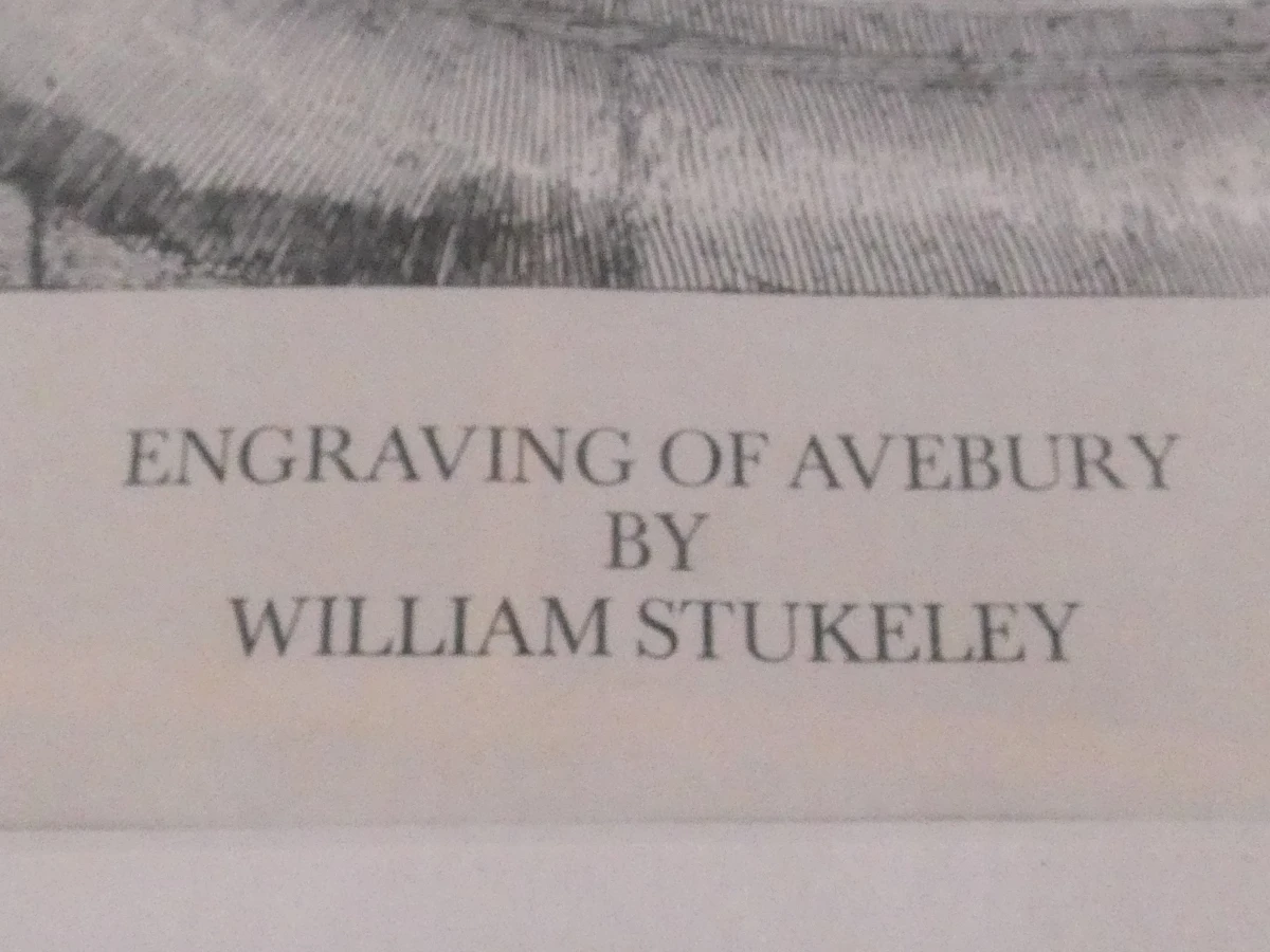Avebury  kaart-gravure, 18e eeuw, W. Stukeley