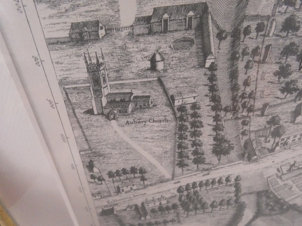 Avebury  kaart-gravure, 18e eeuw, W. Stukeley