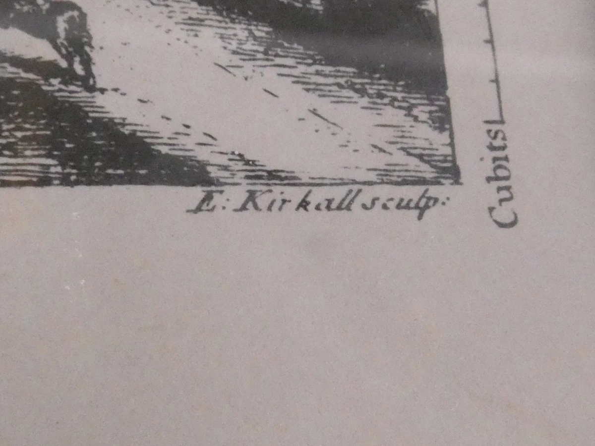 Avebury  kaart-gravure, 18e eeuw, W. Stukeley