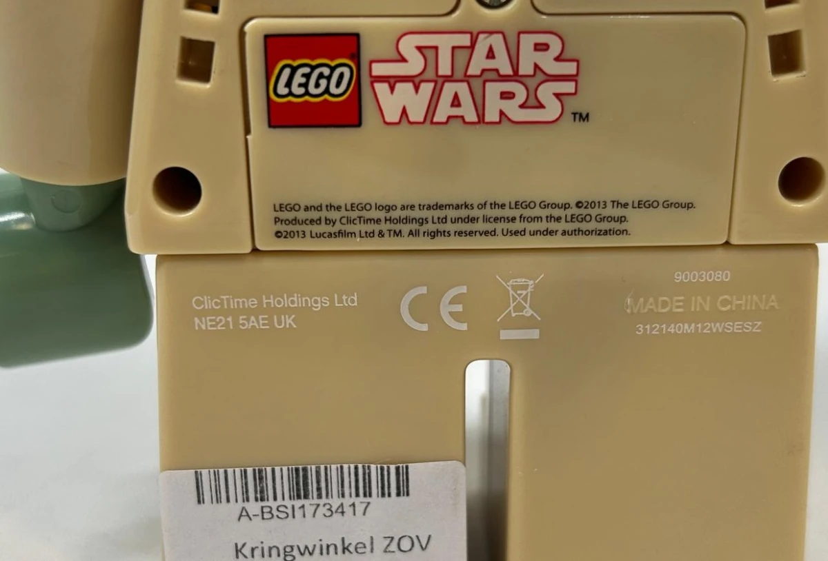 LEGO Star Wars Yoda wekker