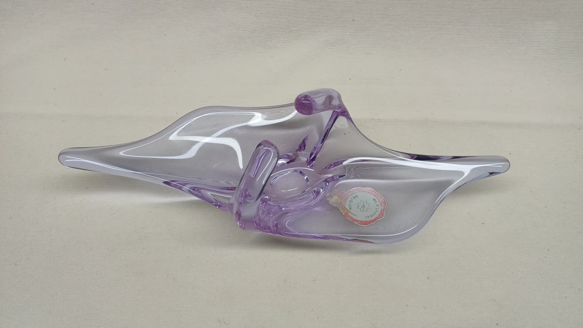 Vintage glazen decoratie set – Val St Lambert & Opalina