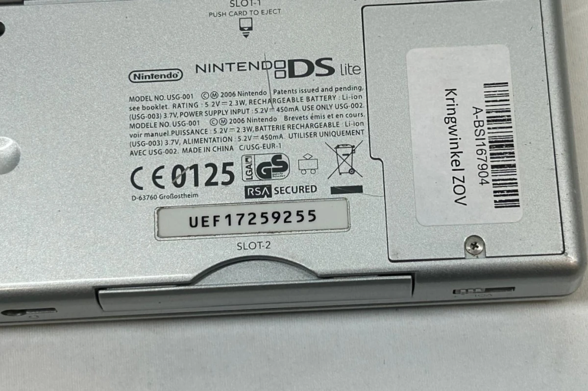 Nintendo DS Lite met Mario Kart DS spel