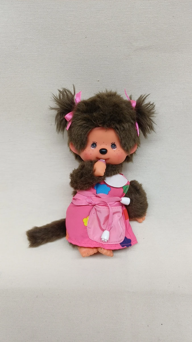 Set van 4 vintage Monchhichi poppen