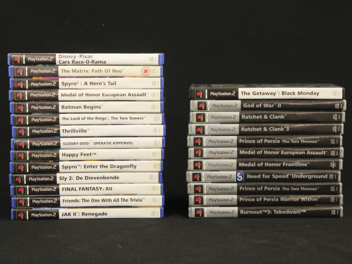 Set van 25 PS2 games