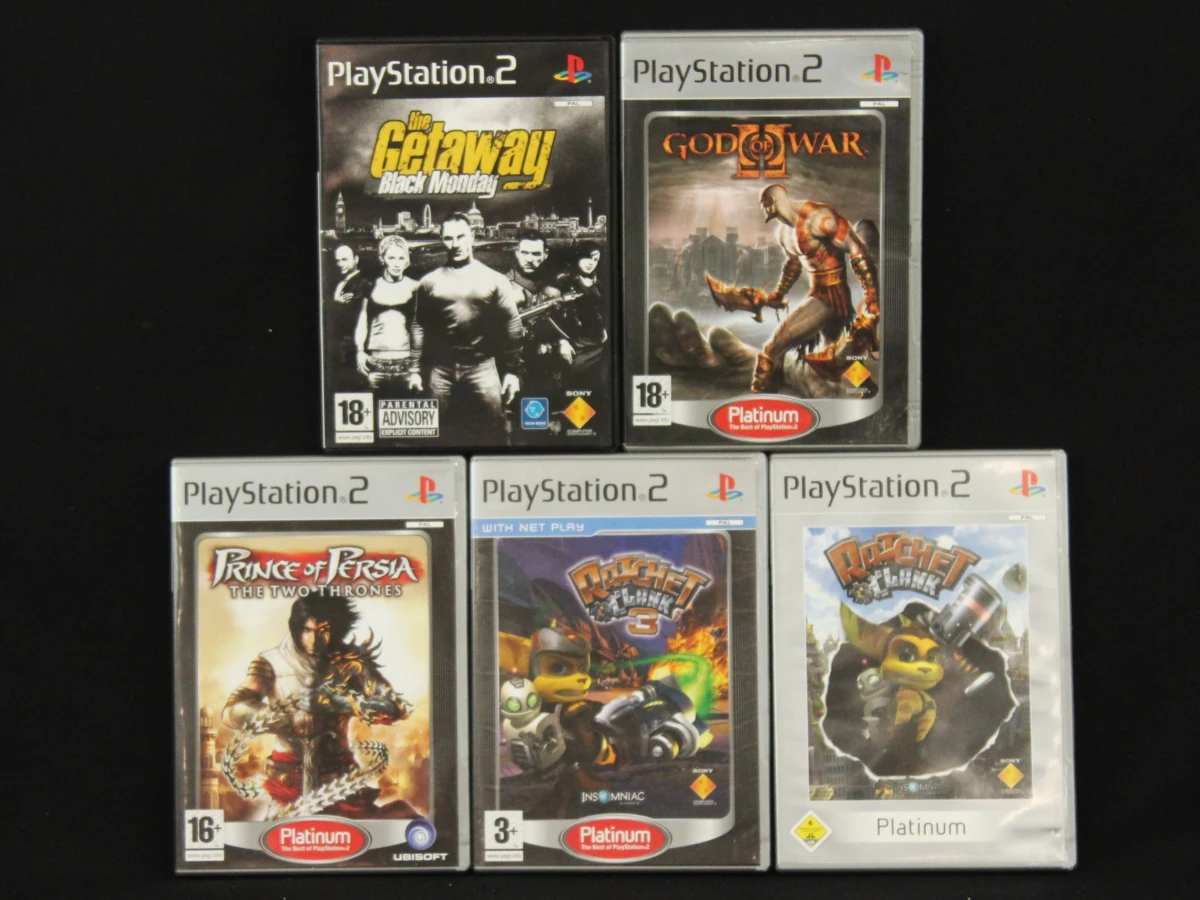 Set van 25 PS2 games