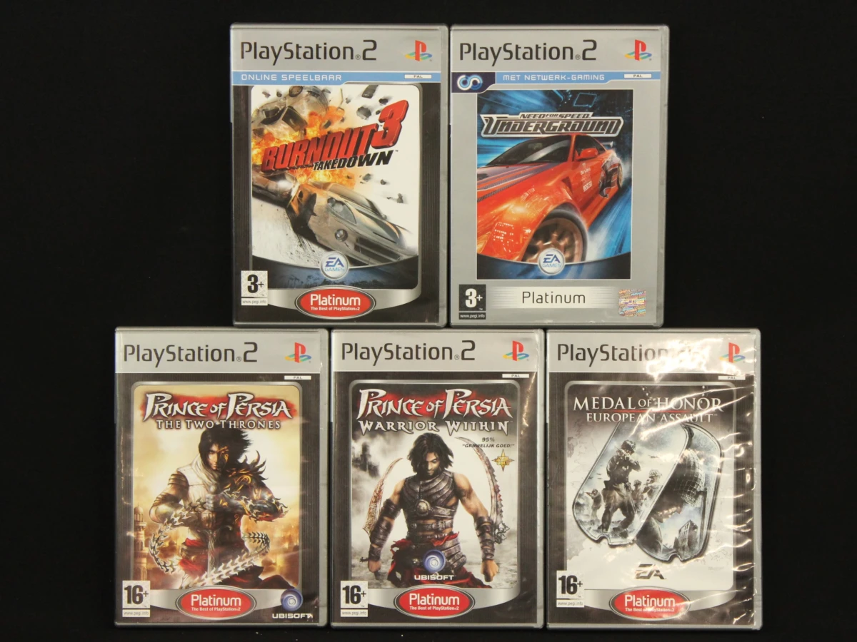 Set van 25 PS2 games