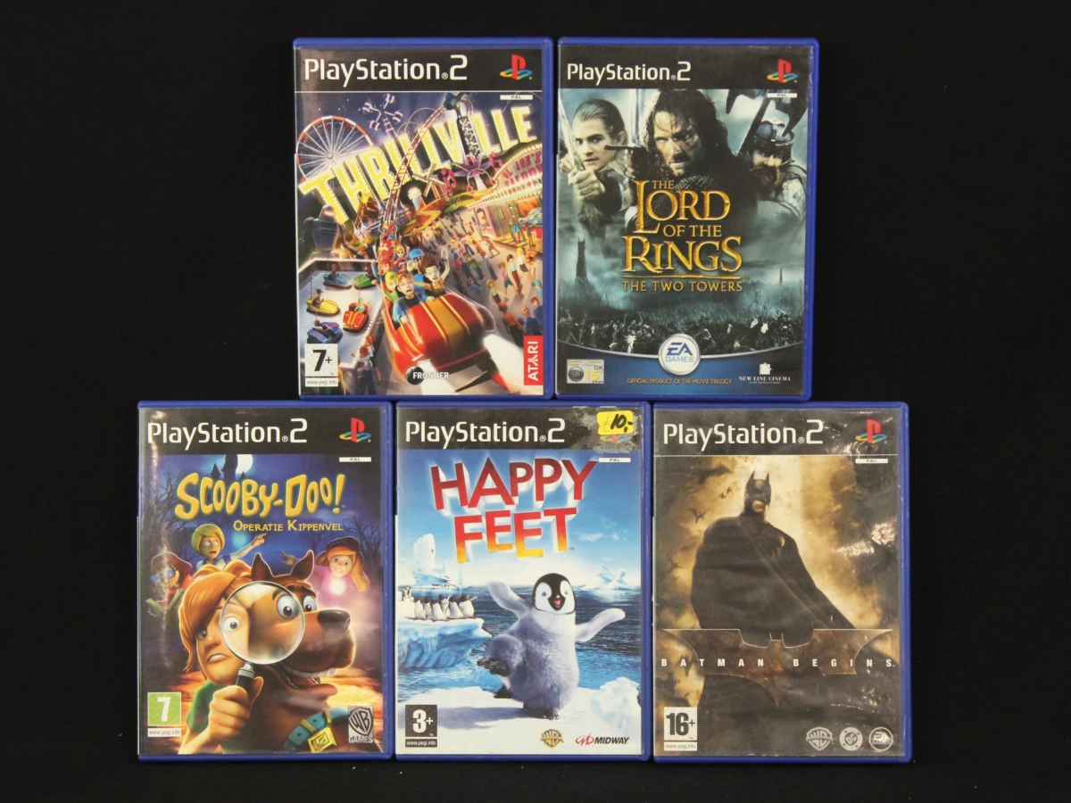 Set van 25 PS2 games