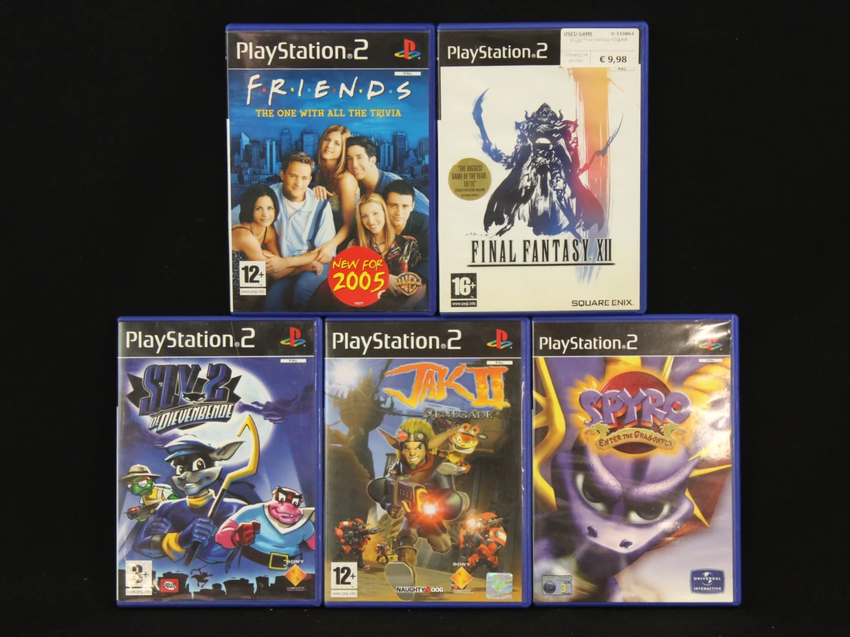 Set van 25 PS2 games