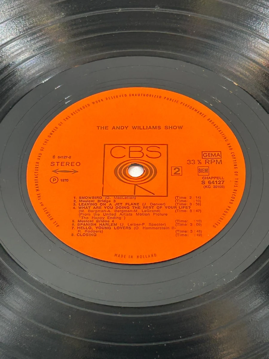 The Andy Williams Show vinylplaat