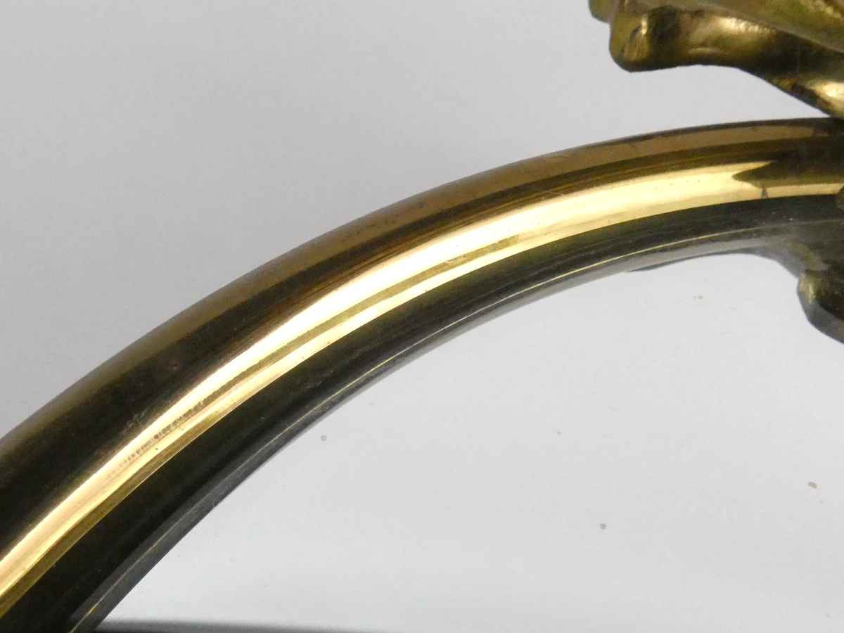 Decoratieve ronde wandspiegel