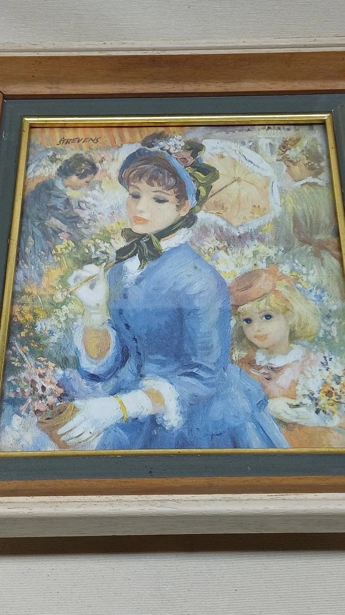 Set van 2 vintage La Petite Parisienne prints van John L. Strevens
