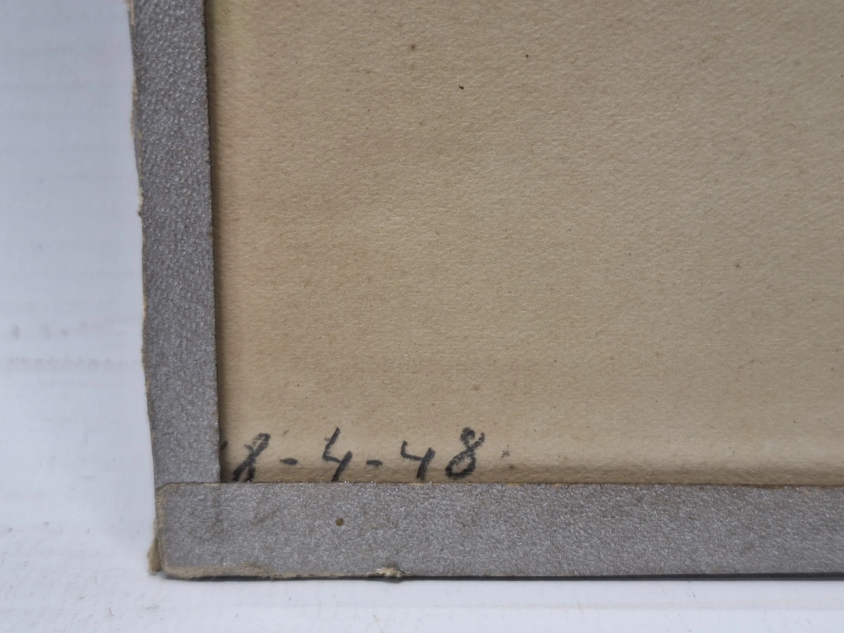 Set van 4 originele modetekeningen door Denise De Tollenaere (1948) - vintage couture-illustraties