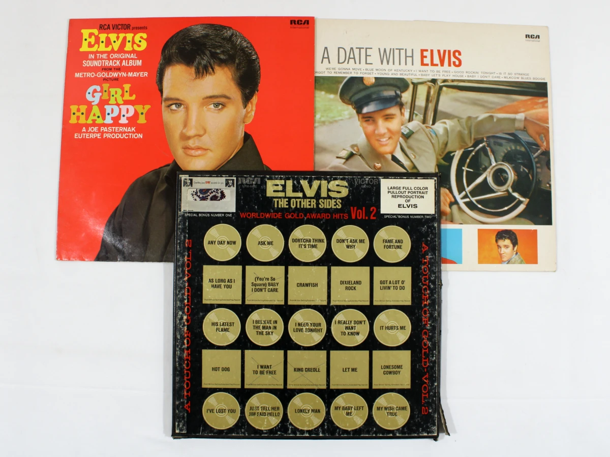 Lot Elvis Presley LP's [3]