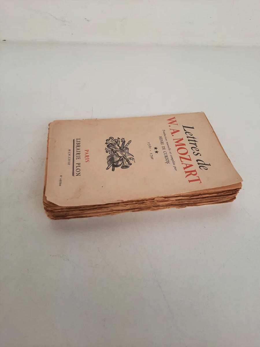 Frans Antiek Boek (1928): Lettres de W.A. Mozart (Deel II: 1781–1791) – Vert. Henri de Curzon