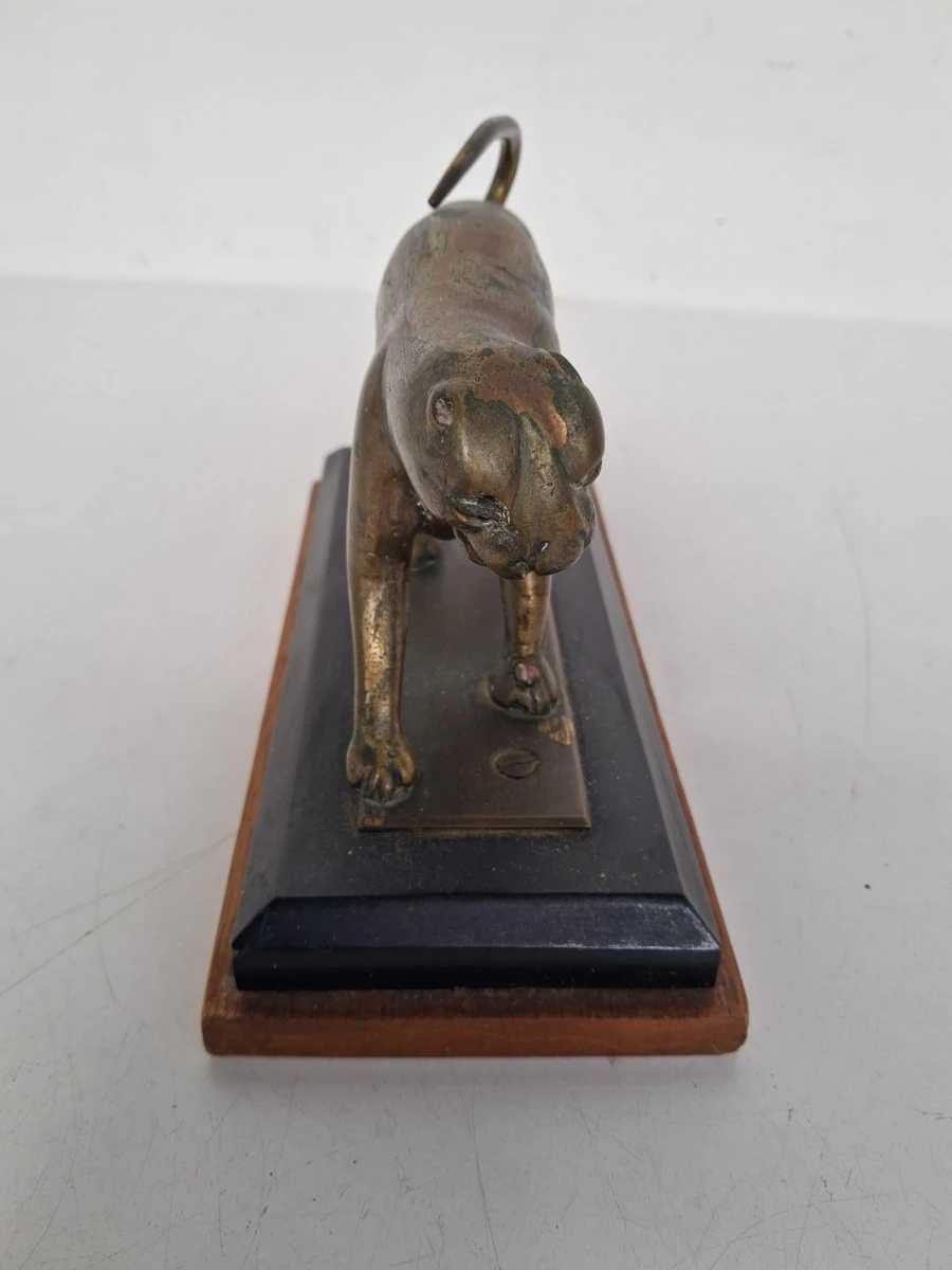Vintage bronzen luipaard