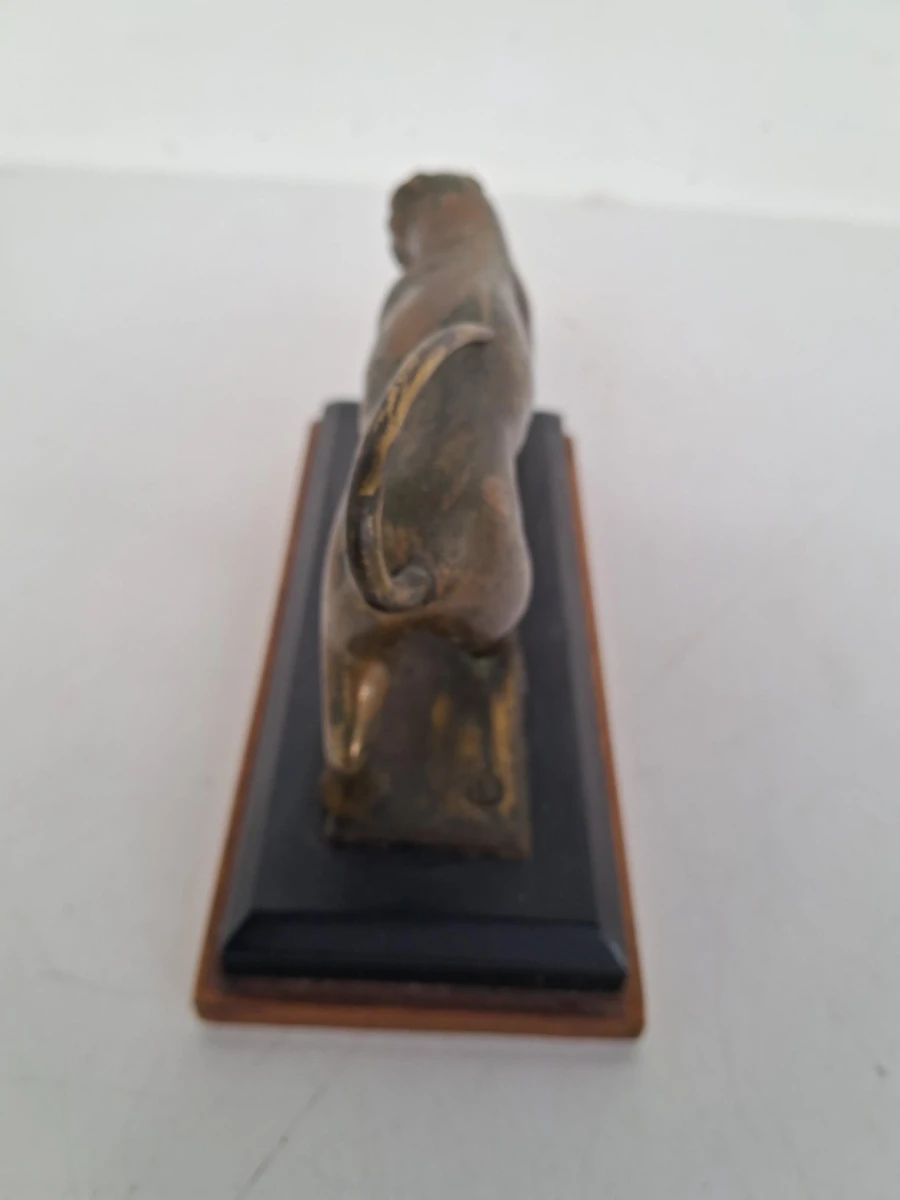 Vintage bronzen luipaard