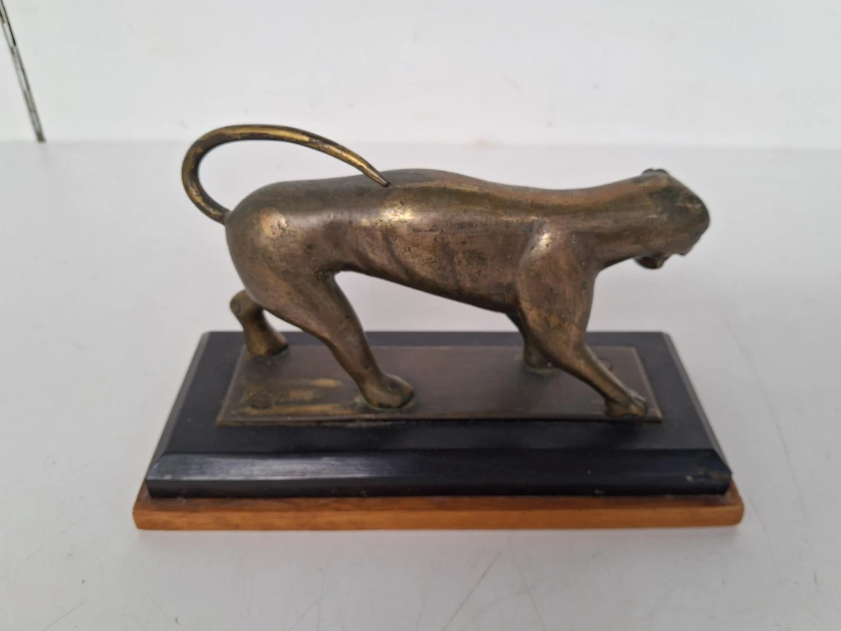 Vintage bronzen luipaard