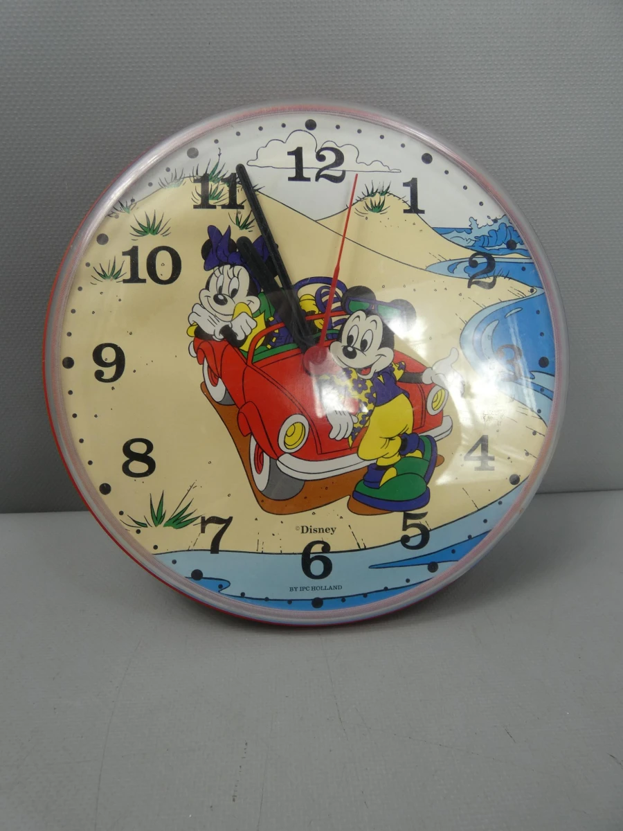Mickey Mouse & Minnie Mouse klok