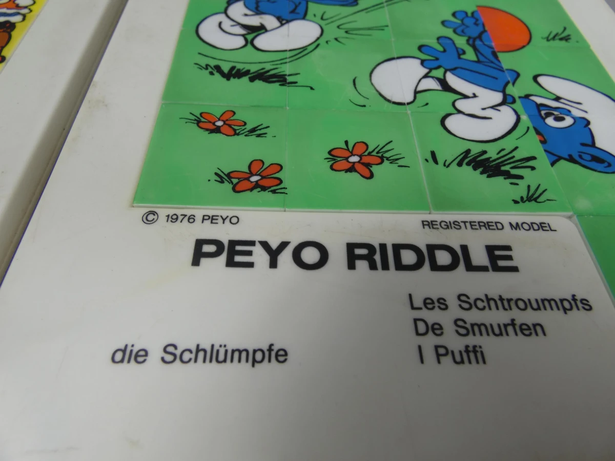 2 Smurfen schuifpuzzels