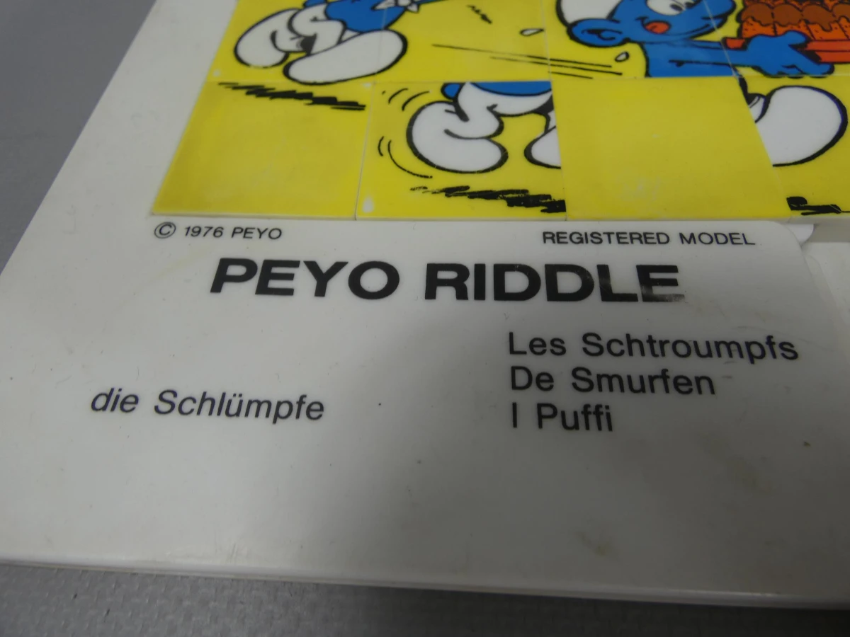 2 Smurfen schuifpuzzels