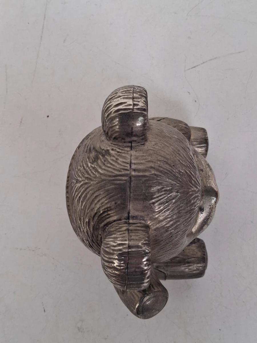 Vintage metalen spaarpot