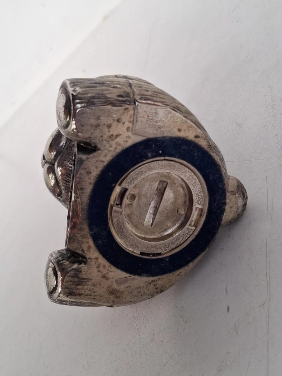 Vintage metalen spaarpot