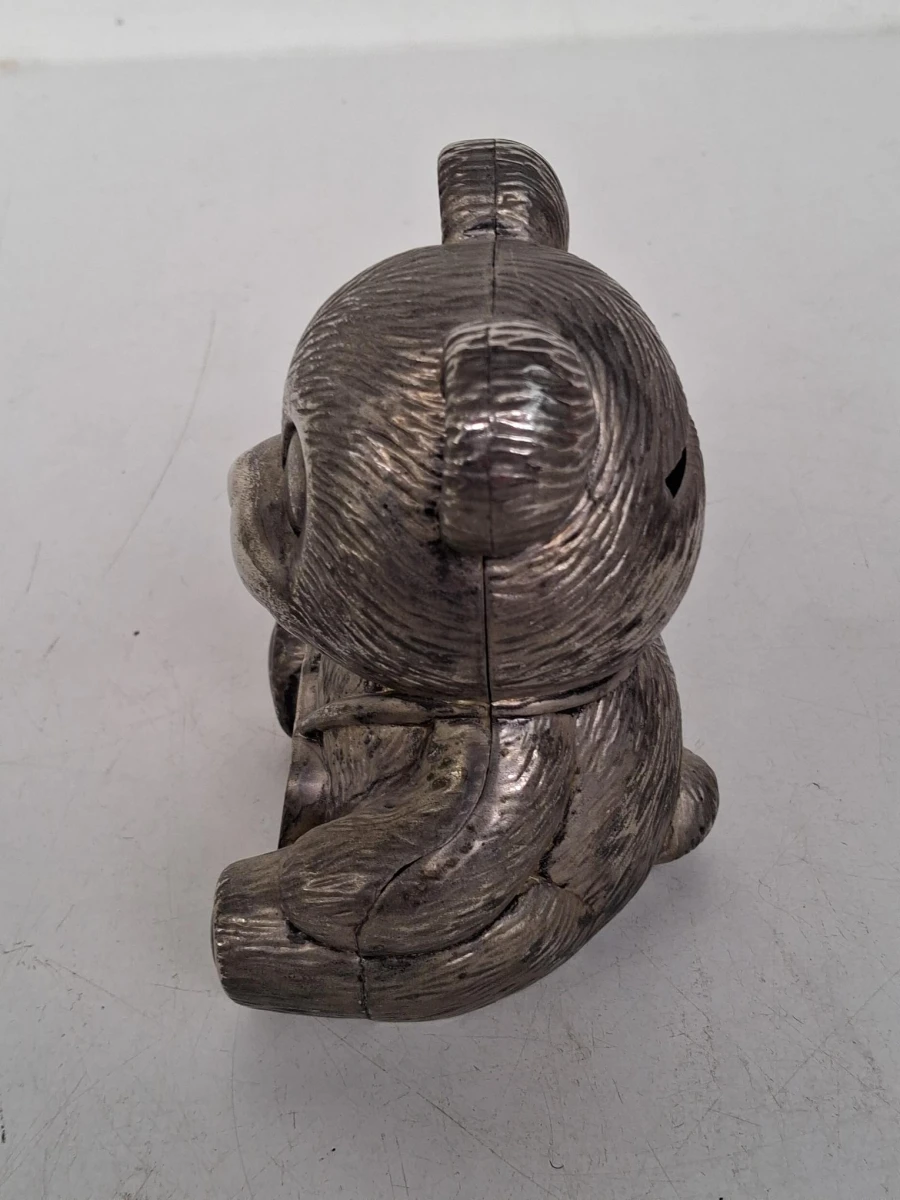 Vintage metalen spaarpot