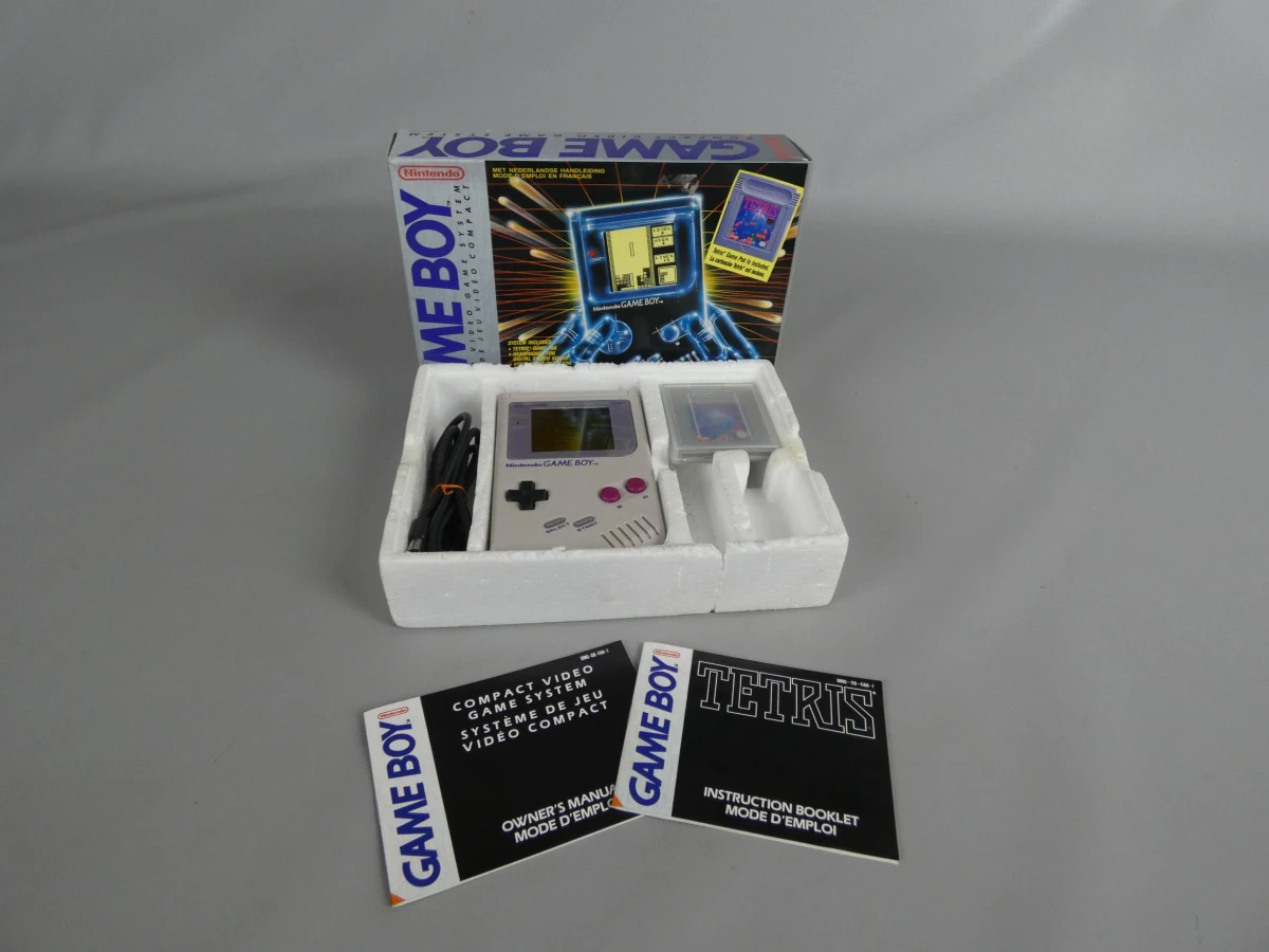 Originele Nintendo Game Boy Set met Tetris (Getest en werkt)