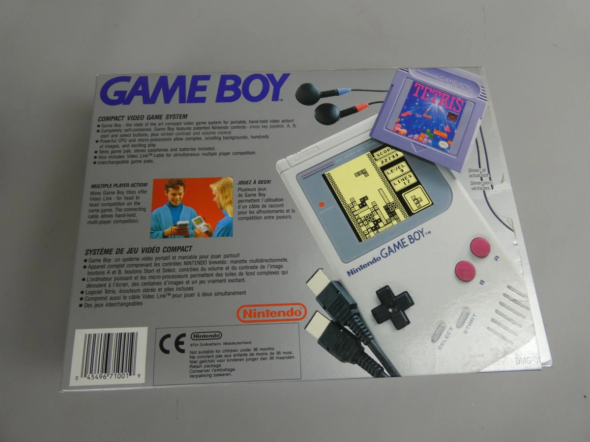 Originele Nintendo Game Boy Set met Tetris (Getest en werkt)