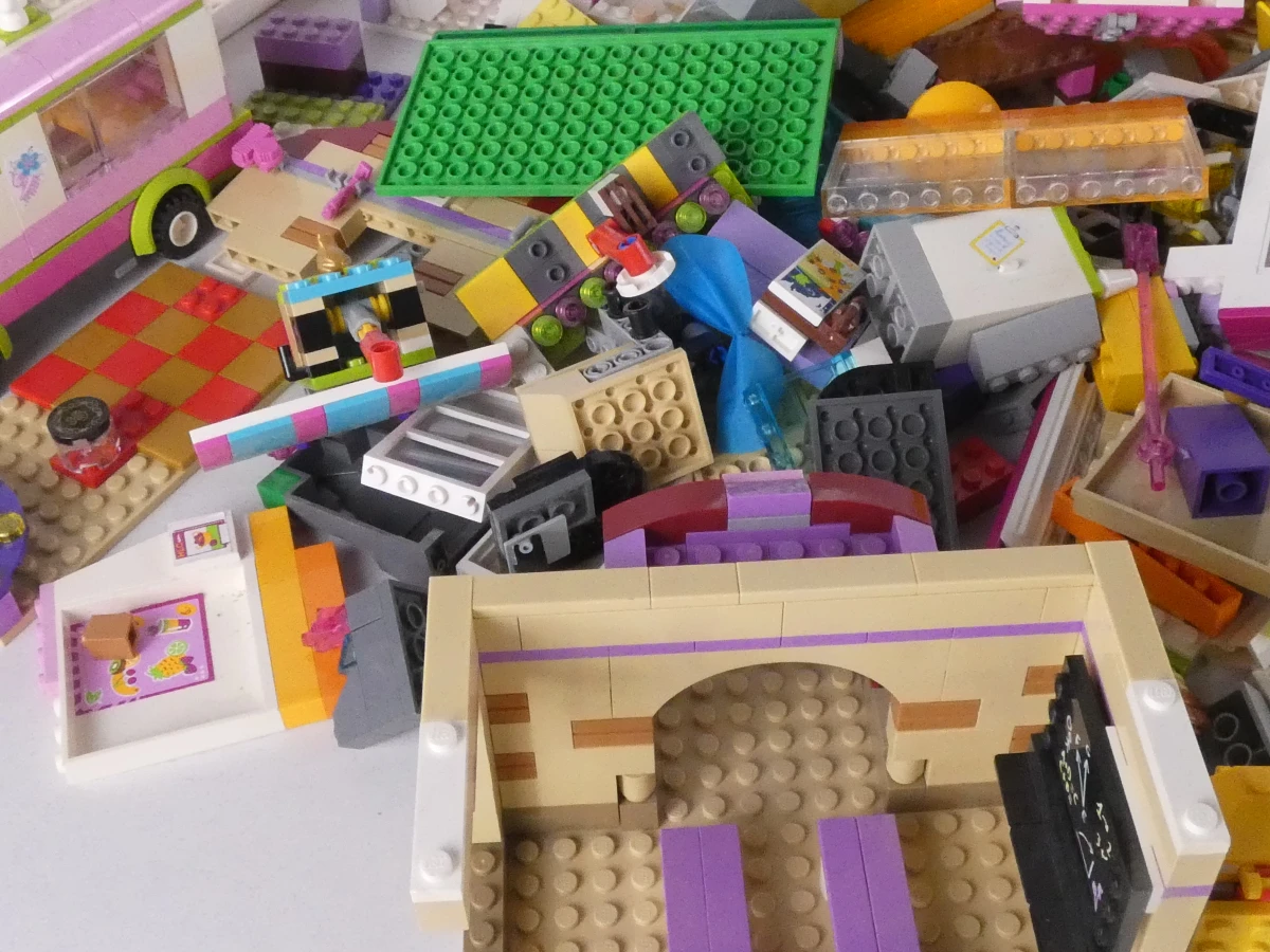 Grote verzameling LEGO Friends bouwstenen en figuren