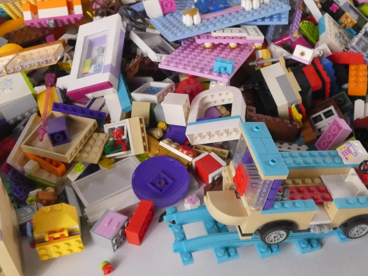 Grote verzameling LEGO Friends bouwstenen en figuren