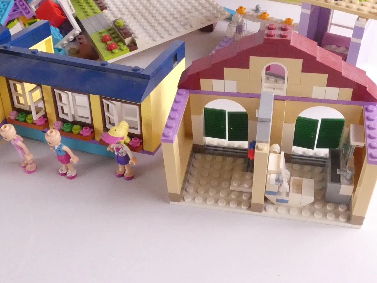 Grote verzameling LEGO Friends bouwstenen en figuren