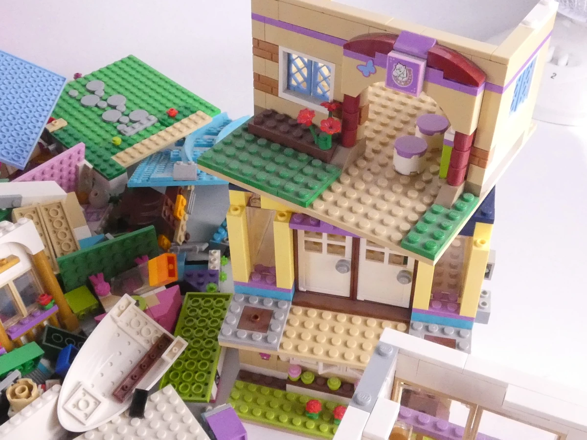 Grote verzameling LEGO Friends bouwstenen en figuren