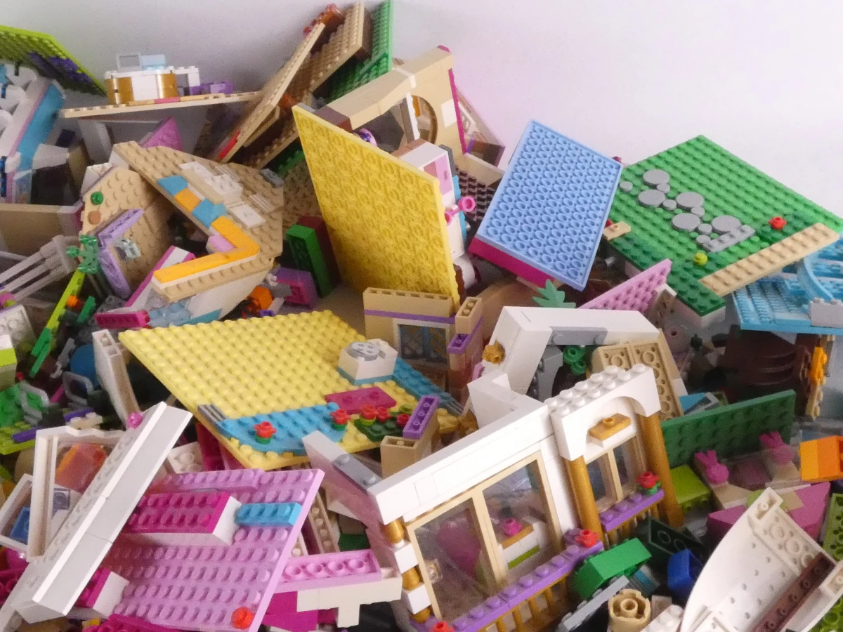Grote verzameling LEGO Friends bouwstenen en figuren