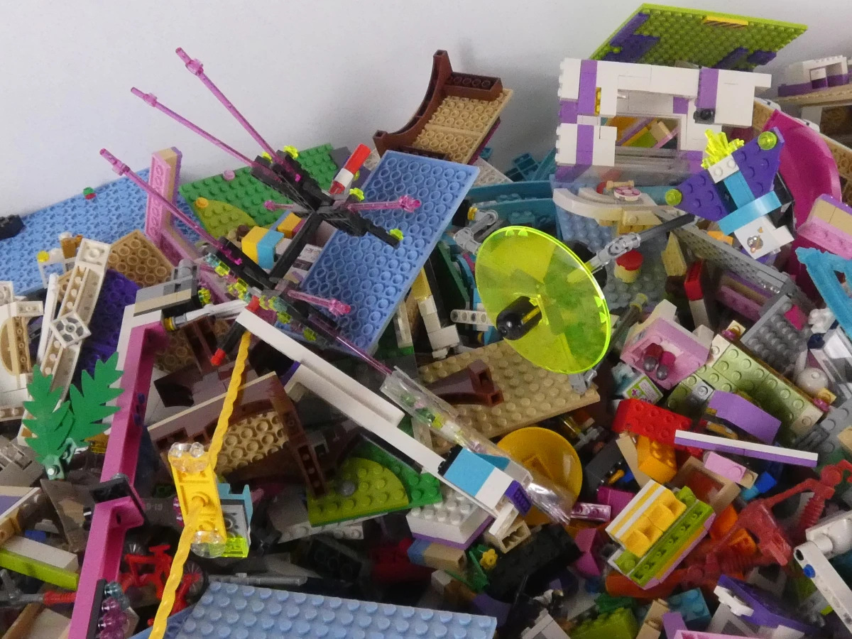 Grote verzameling LEGO Friends bouwstenen en figuren