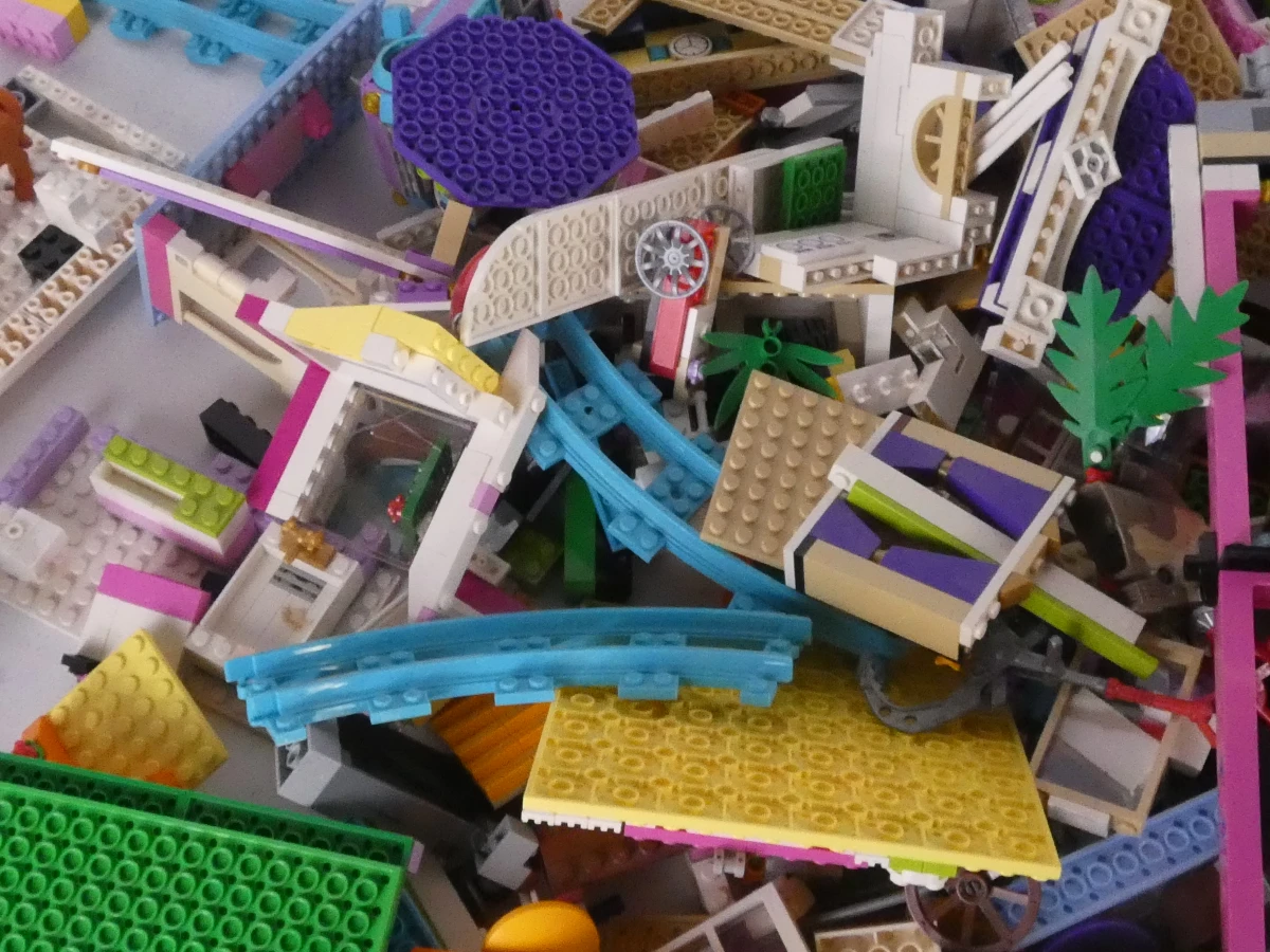 Grote verzameling LEGO Friends bouwstenen en figuren