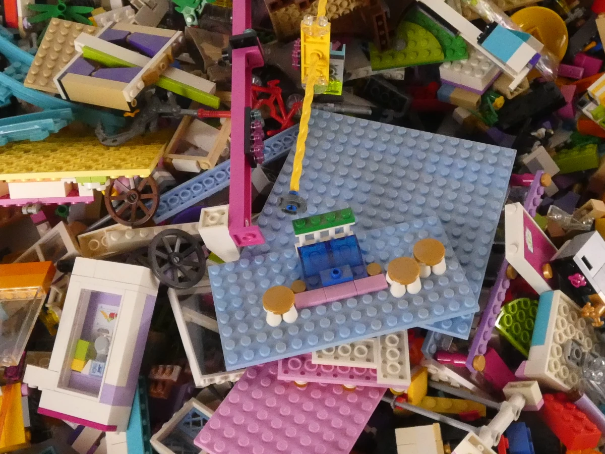 Grote verzameling LEGO Friends bouwstenen en figuren