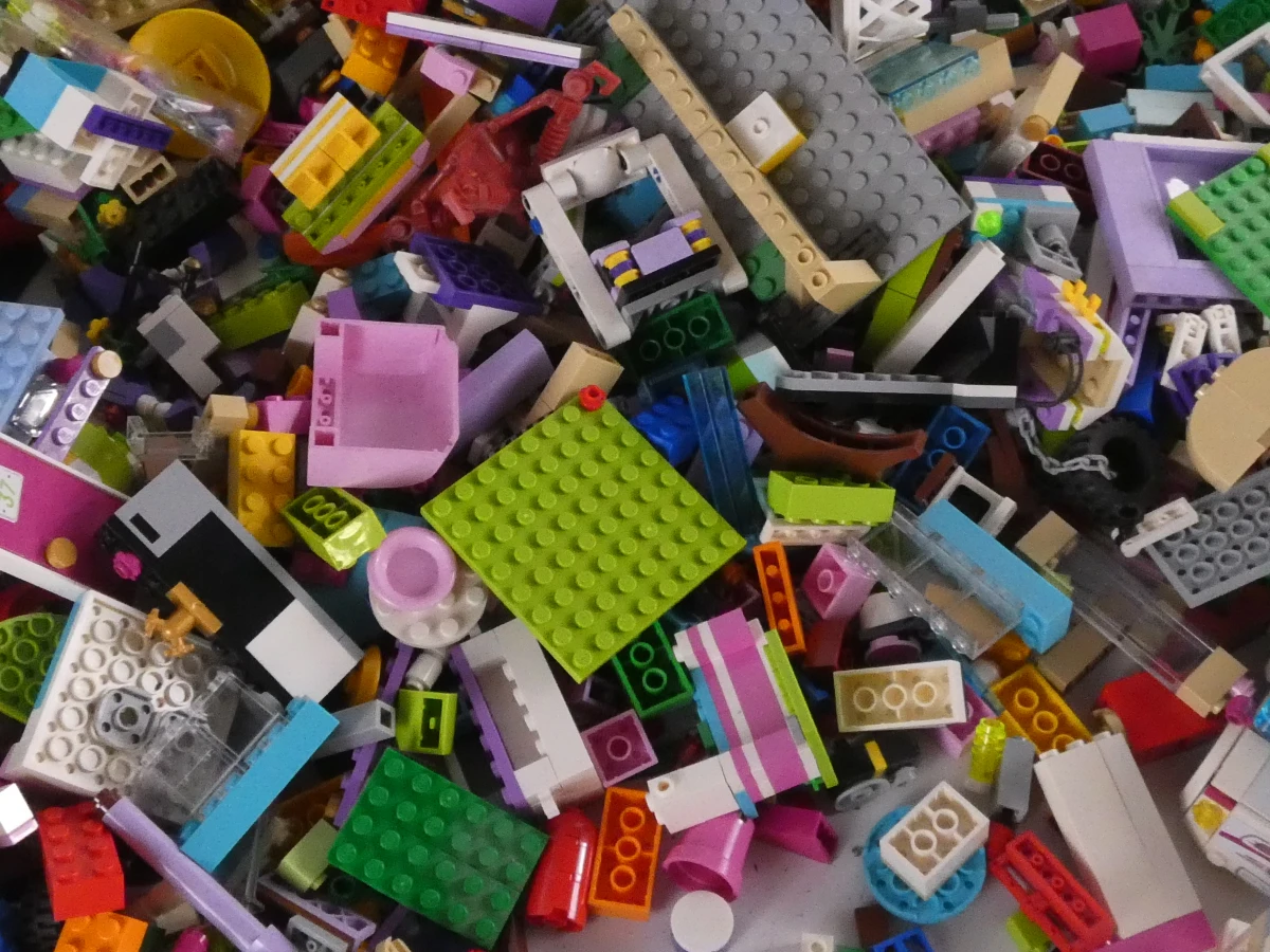 Grote verzameling LEGO Friends bouwstenen en figuren