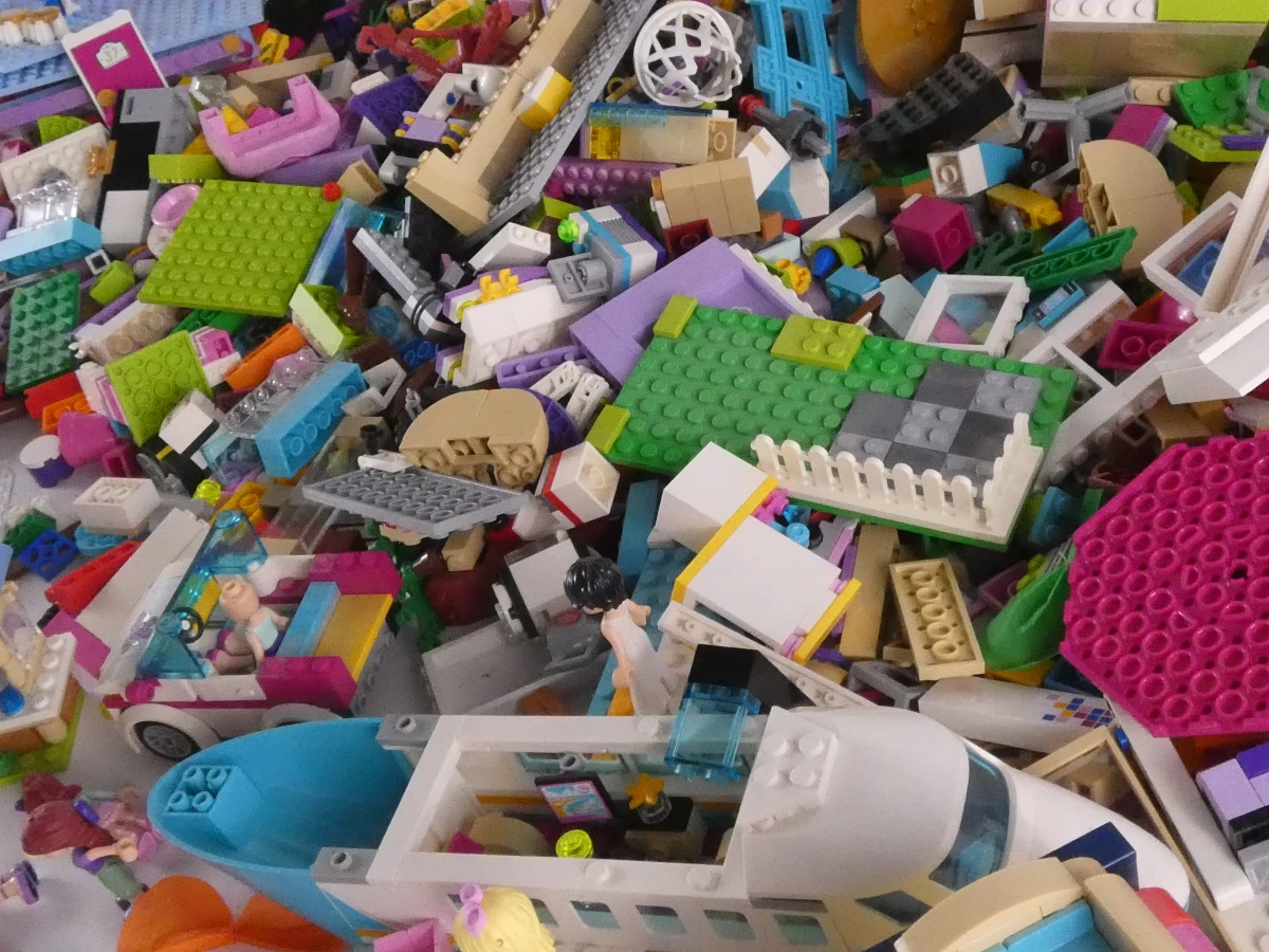 Grote verzameling LEGO Friends bouwstenen en figuren