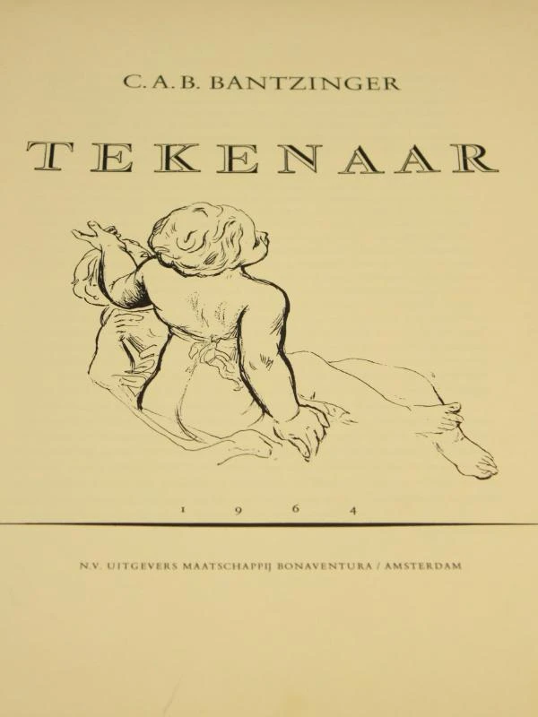 Kunstmap 'Tekenaar' 1964 Cees Bantzinger (1914–1985)