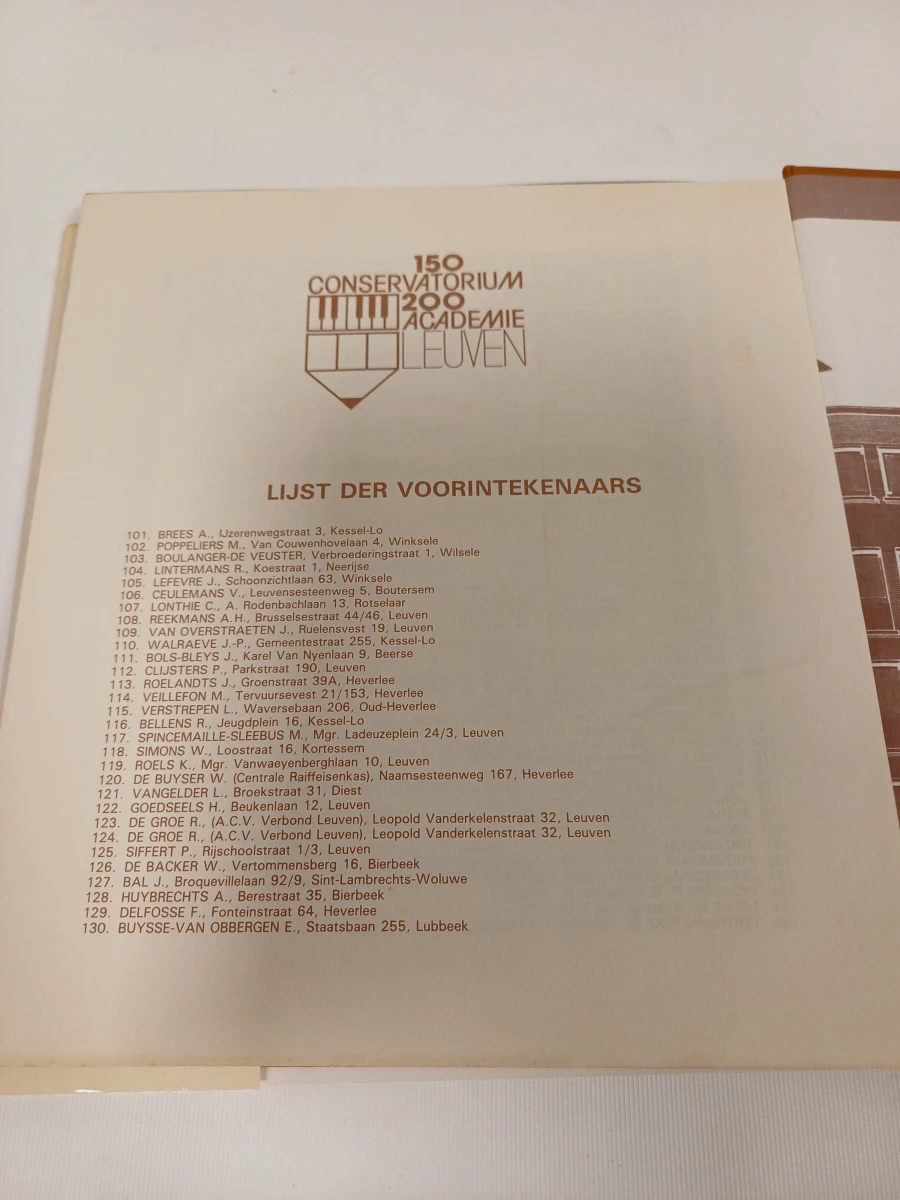 Jubileumboek Academie Leuven 200 jaar