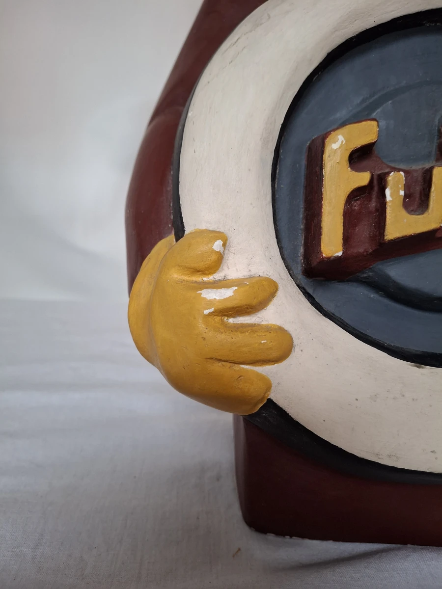 Vintage reclamebeeld Fulda bandhouder