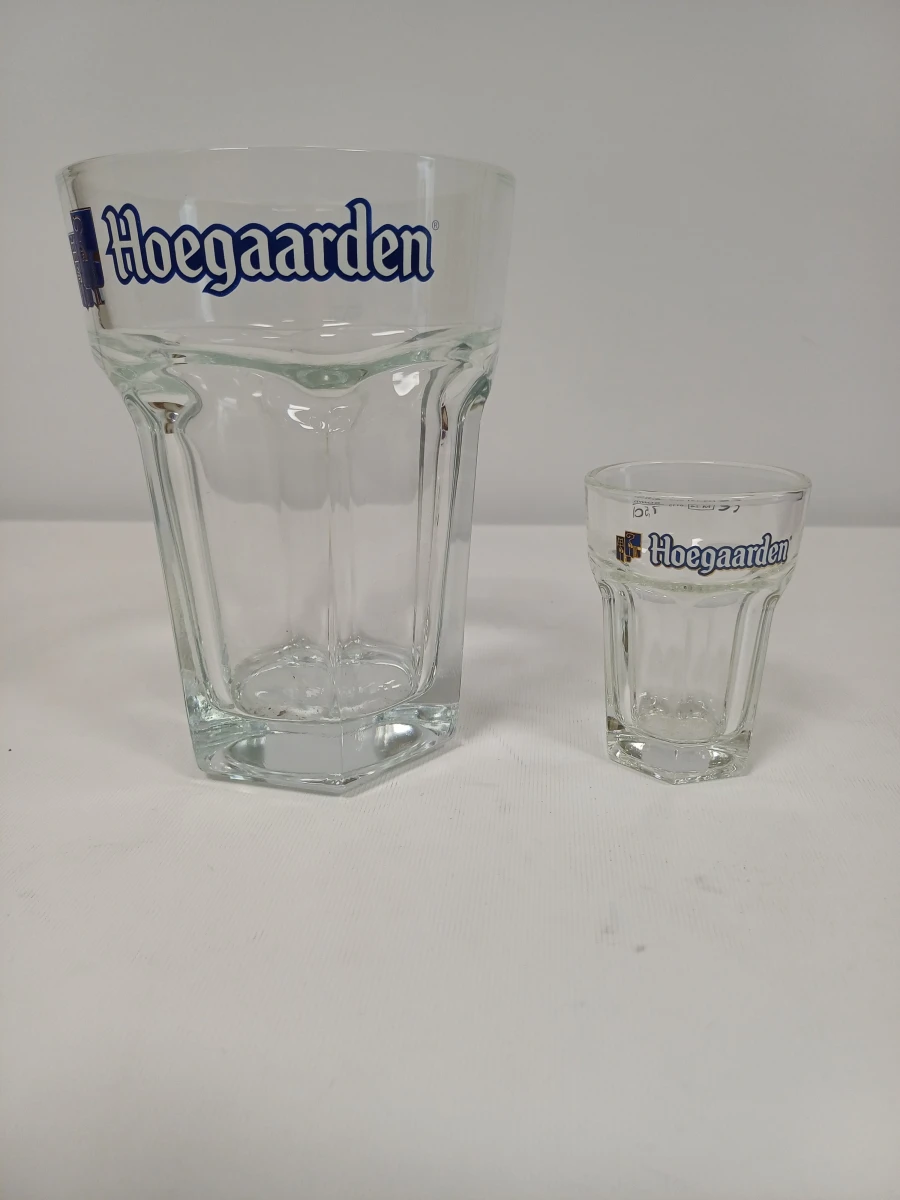 Set van 2 Hoegaarden glazen