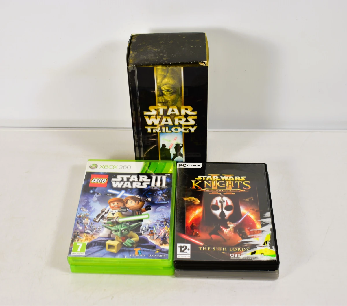 Lot Star Wars films en videogames – VHS, Xbox 360 en PC